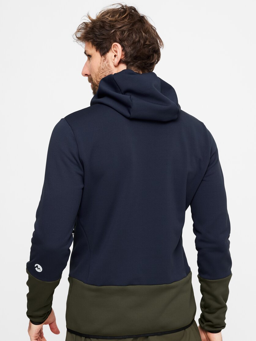 Martini Sportswear - Firstline Midlayer Jacket M - Strati intermedi in dark blue - vista laterale modello - Uomo