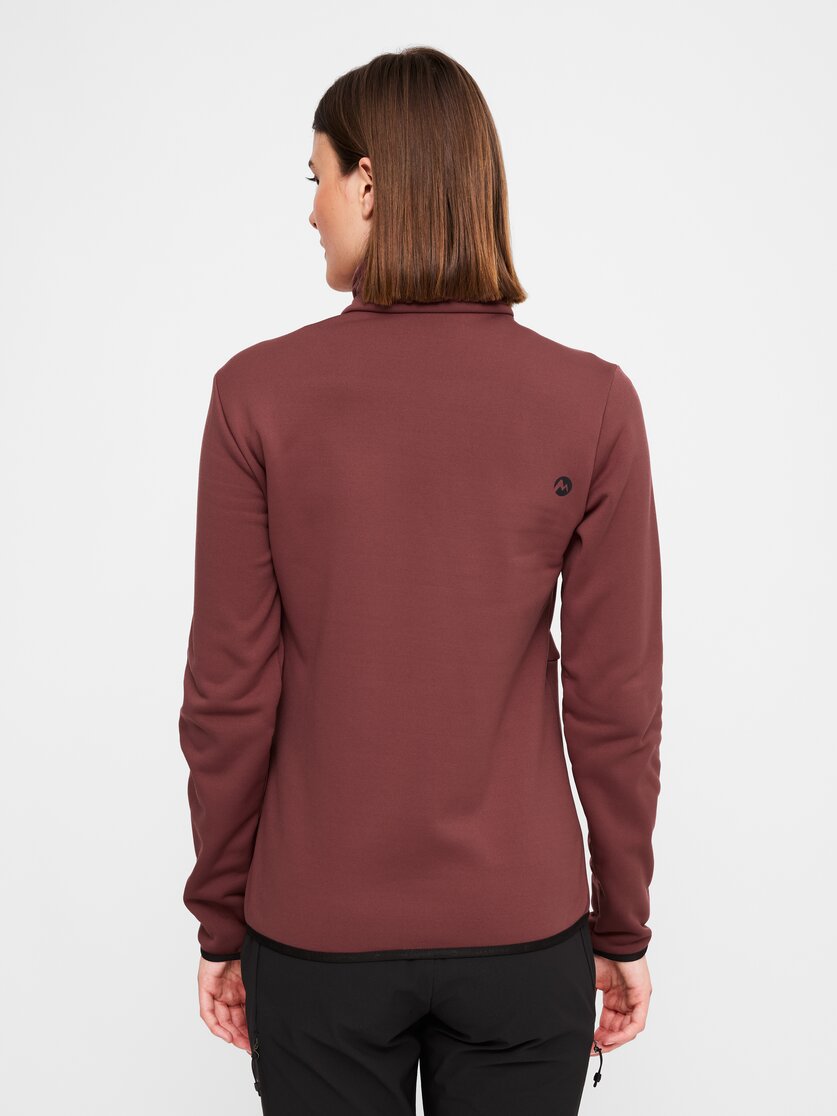 Martini Sportswear - Yalca Midlayer Jacket W - Strati intermedi in true navy - vista laterale modello - Donna