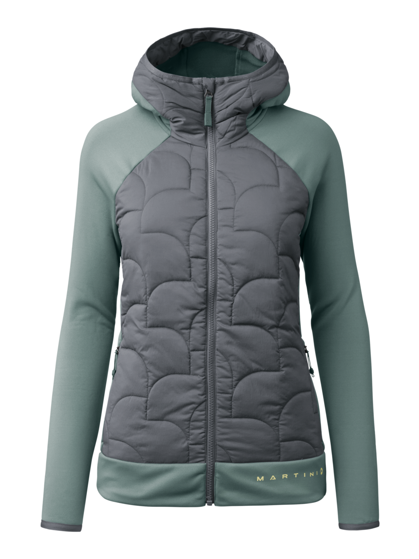 Martini Sportswear - Firstline Hybrid Jacket G-Loft®W - Hybridjacken in misty blue-storm - Vorderansicht - Damen