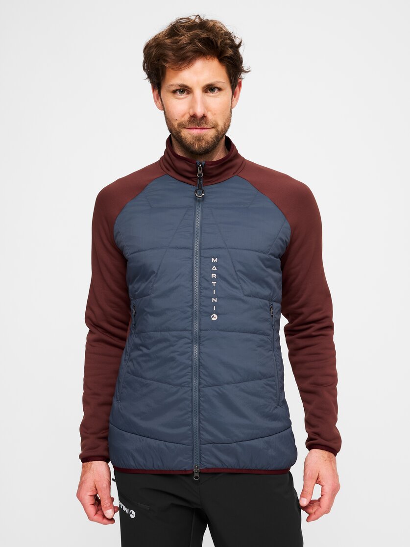 Martini Sportswear - Firstline Hybrid Jacket G-Loft®M - Giacche ibride in olive-true navy - vista frontale modello - Uomo
