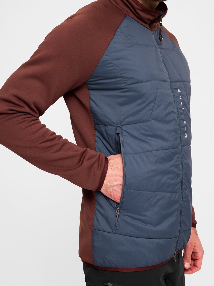 Martini Sportswear - Firstline Hybrid Jacket G-Loft®M - Giacche ibride in olive-true navy - Dettaglio 2 - Uomo