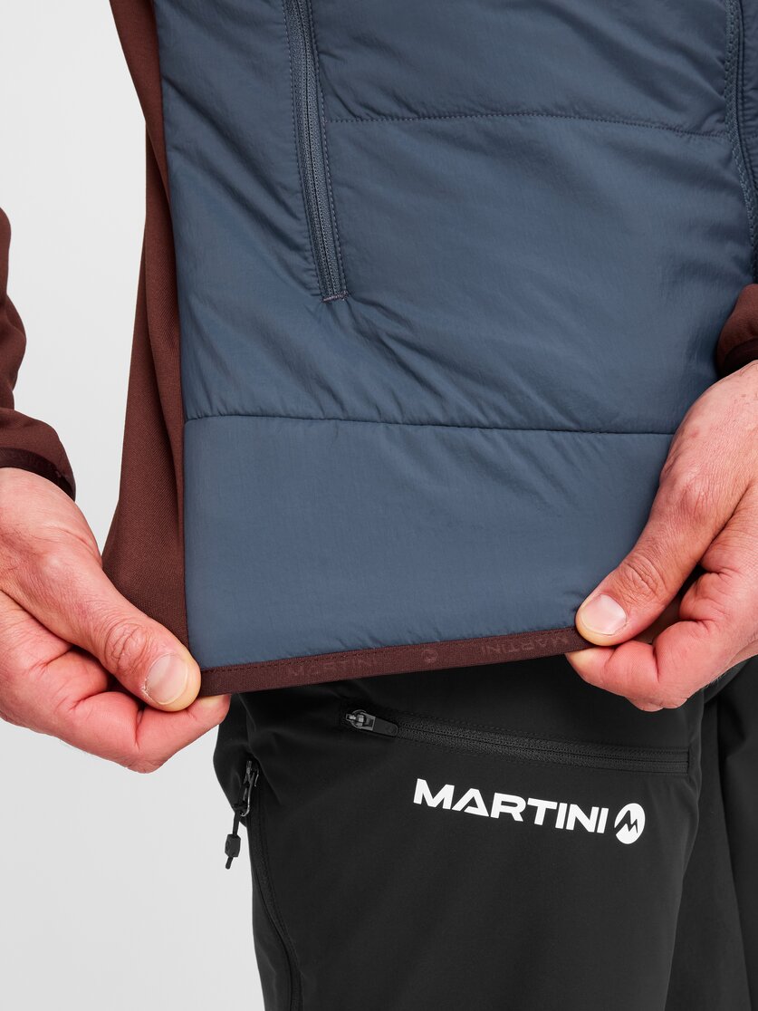 Martini Sportswear - Firstline Hybrid Jacket G-Loft®M - Giacche ibride in olive-true navy - Dettaglio 5 - Uomo