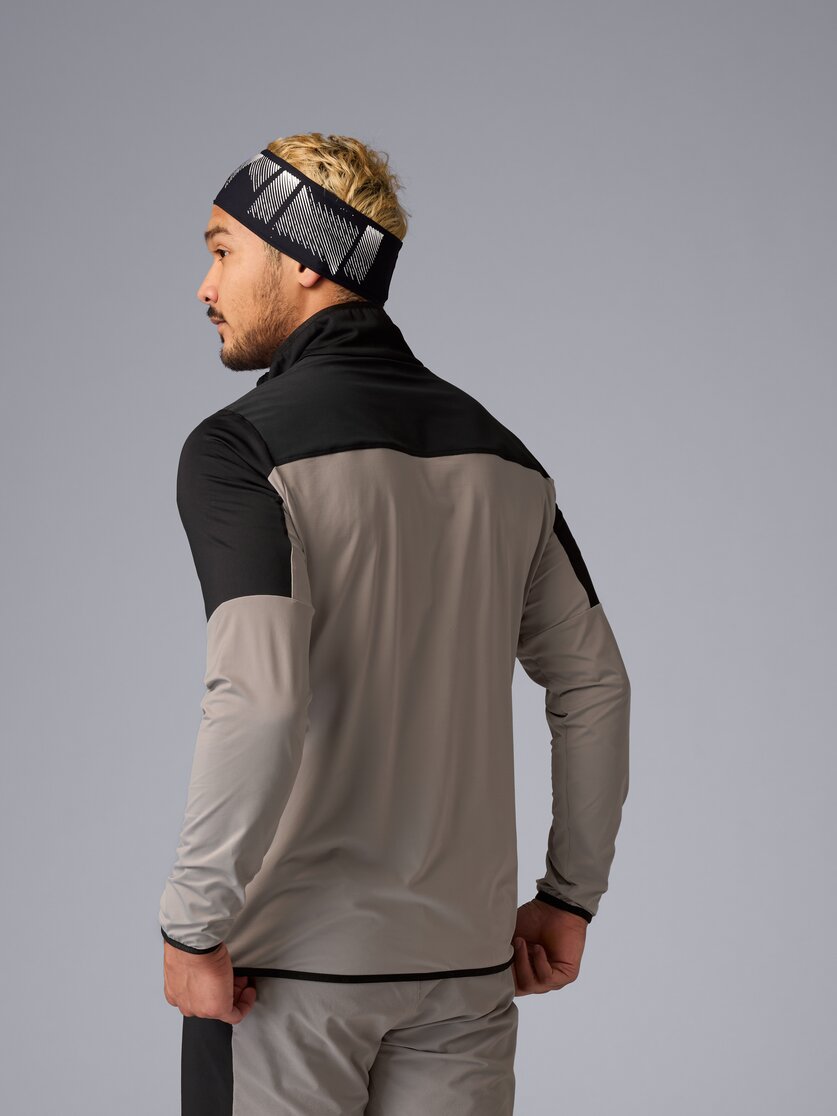 Martini Sportswear - Daybreaker Midlayer Jacket M - Fleece in tendril-black - rear view model - Men