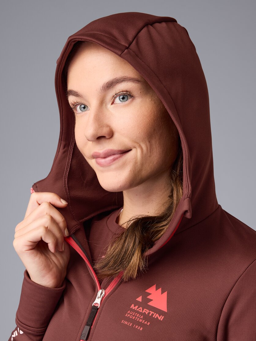 Martini Sportswear - Sunrise Midlayer Jacket W - Fleecejacke in black - Detail 4 - Damen