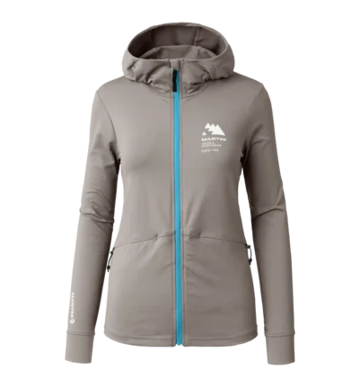 Martini Sportswear - Sunrise Midlayer Jacket W - Fleecejacke in stone-sky - Vorderansicht - Damen