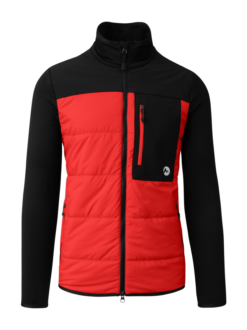 Martini Sportswear - Daybreaker Hybrid Jacket Primaloft® M - Hybridjacken in fiery-black - Vorderansicht - Herren