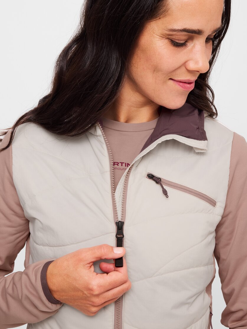 Martini Sportswear - Alpmate IN Hybrid Hooded Jacket W - Hybrid jackets in black - Detail 4 - Women