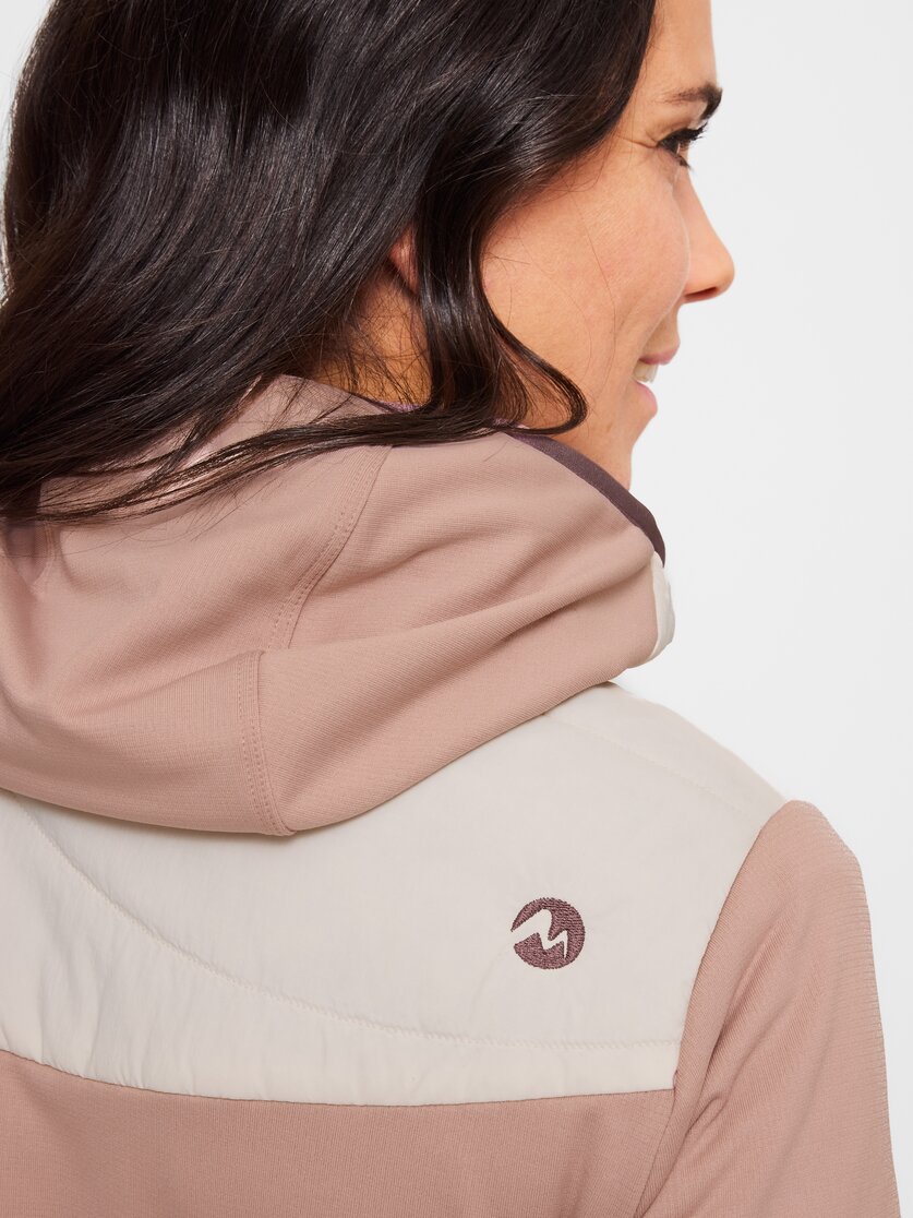 Martini Sportswear - Alpmate IN Hybrid Hooded Jacket W - Hybrid jackets in black - Detail 6 - Women