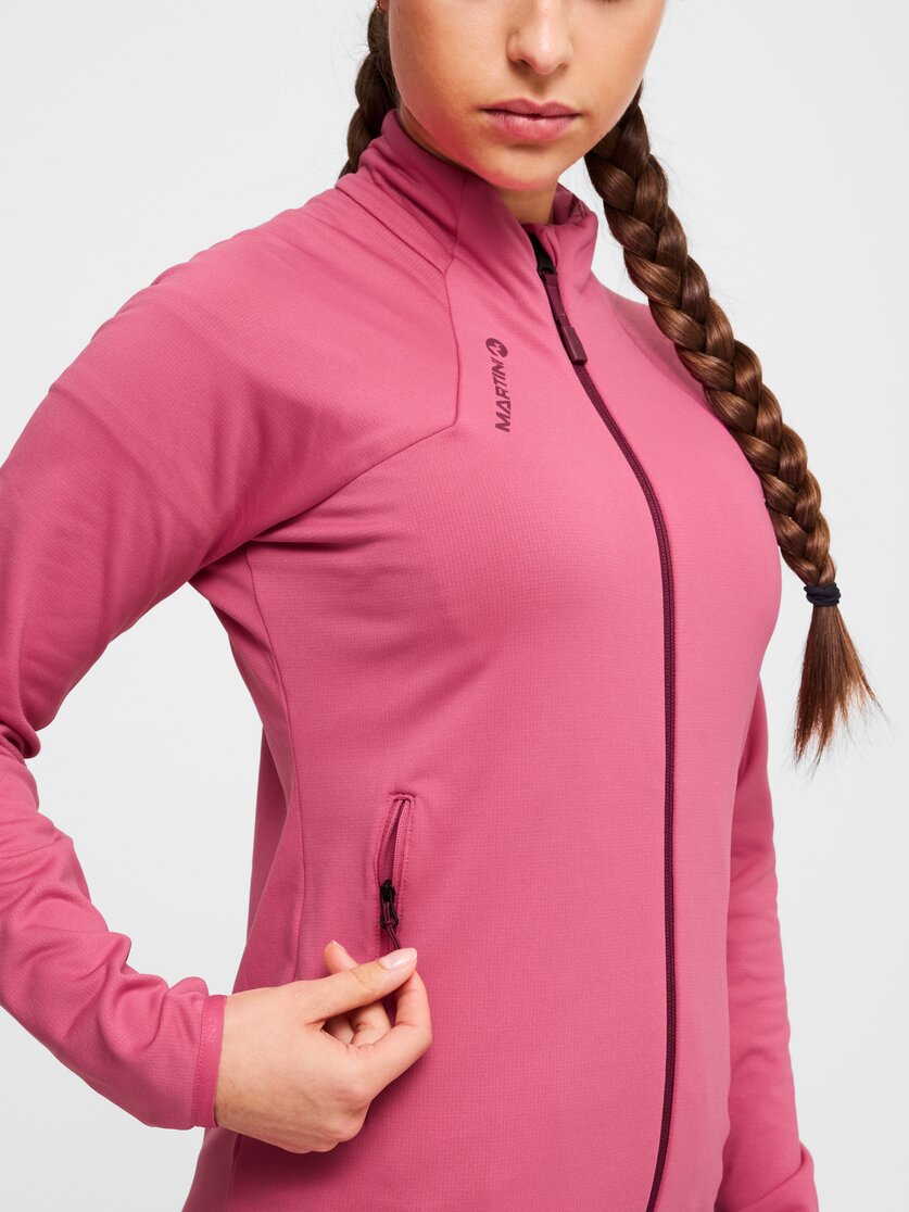 Martini Sportswear - Alpmate ML Jacket W - Midlayers in black-white - Detail 1 - Damen