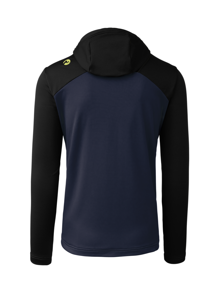 Martini Sportswear - Alpmate ML Hooded Jacket M  - Midlayers in true navy-black - Rückansicht - Herren