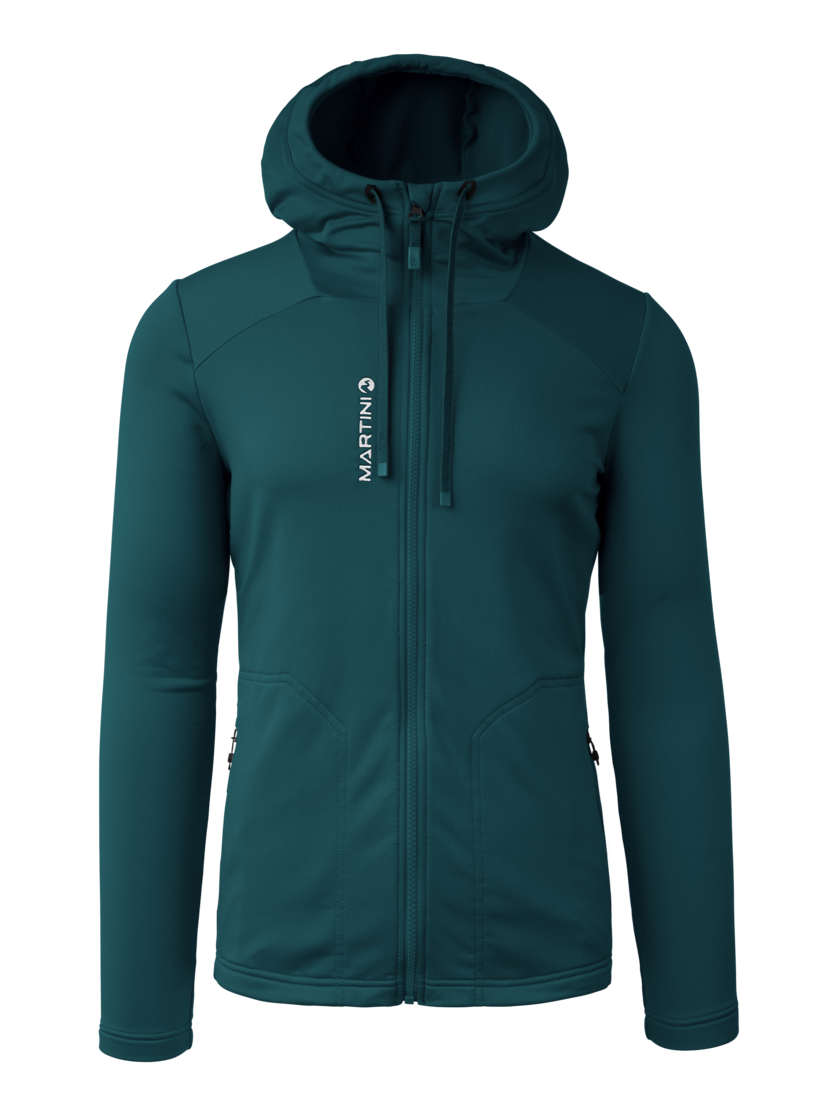 Martini Sportswear - Alpmate ML Hooded Jacket M  - Midlayers in seaport - Vorderansicht - Herren