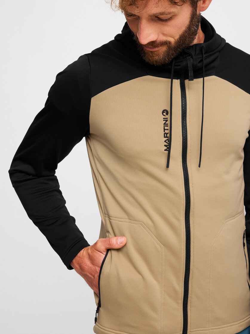 Martini Sportswear - Alpmate ML Hooded Jacket M  - Strati intermedi in true navy-black - Dettaglio 3 - Uomo