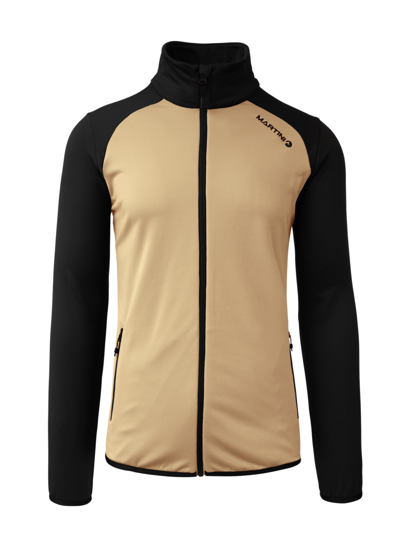 Martini Sportswear - Alpmate ML Jacket M - Midlayers in sandstone-black - Vorderansicht - Herren