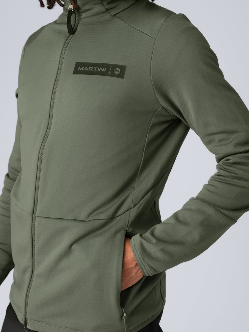 Martini Sportswear - Argon Midlayer Jacket M - Fleecejacke in seaport - Detail 1 - Herren