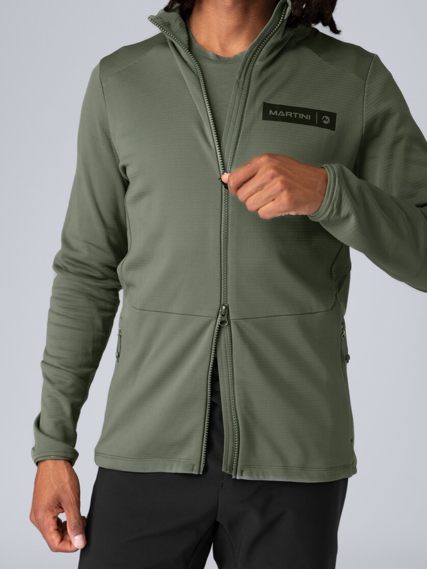 Martini Sportswear - Argon Midlayer Jacket M - Fleecejacke in seaport - Detail 2 - Herren