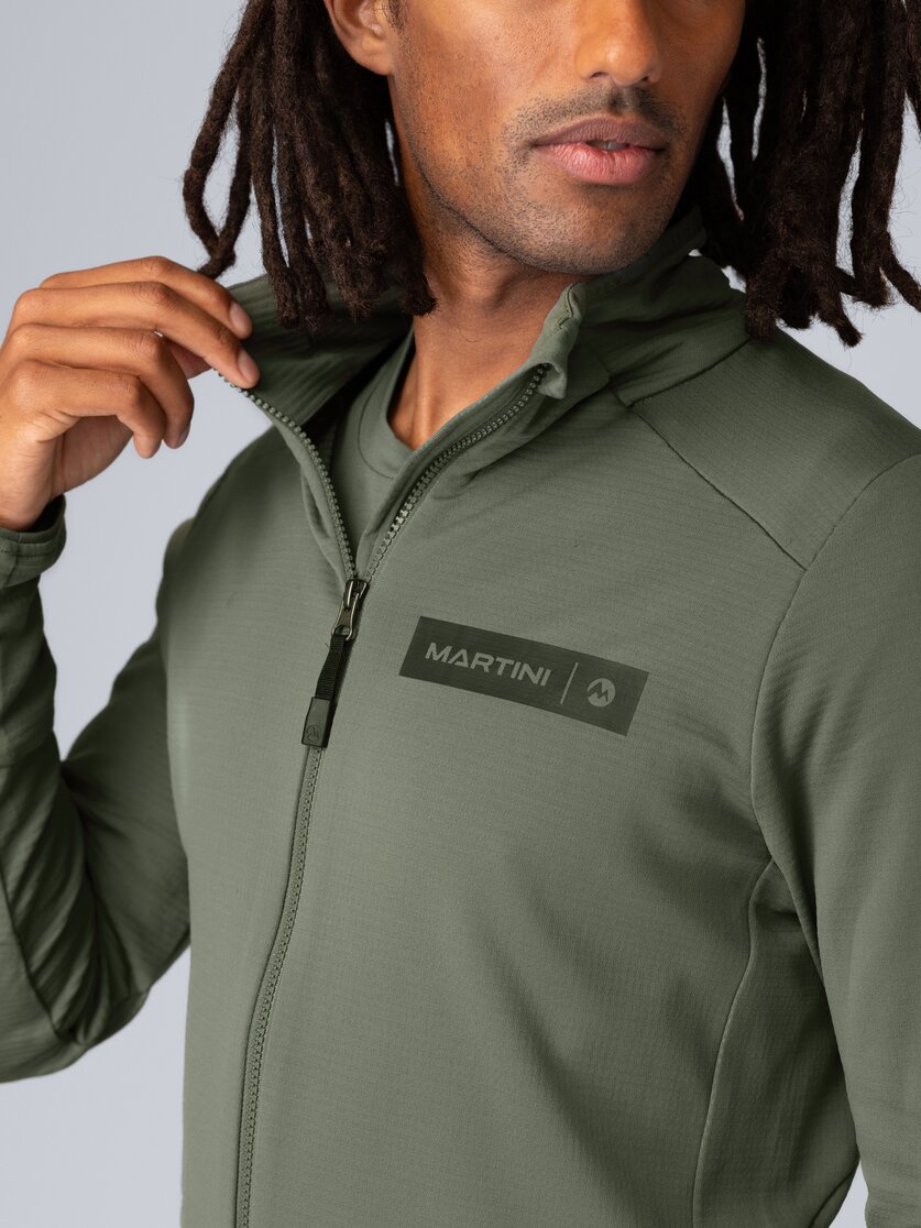 Martini Sportswear - Argon Midlayer Jacket M - Fleecejacke in seaport - Detail 4 - Herren