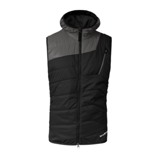 Martini Sportswear - Firstline Hybrid Vest Primaloft® M - Gilet in black-steel - vista frontale - Uomo