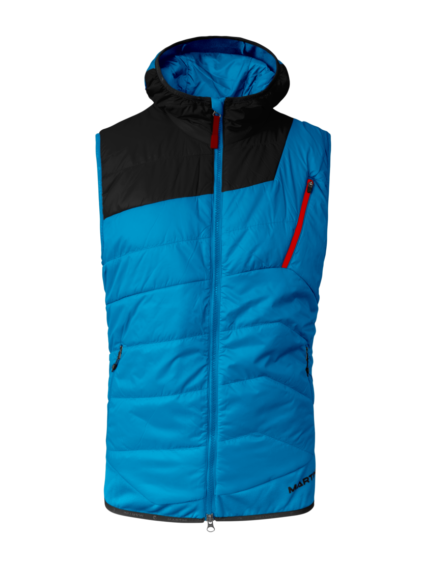 Martini Sportswear - Firstline Hybrid Vest Primaloft® M - Westen in imperial-black - Vorderansicht - Herren