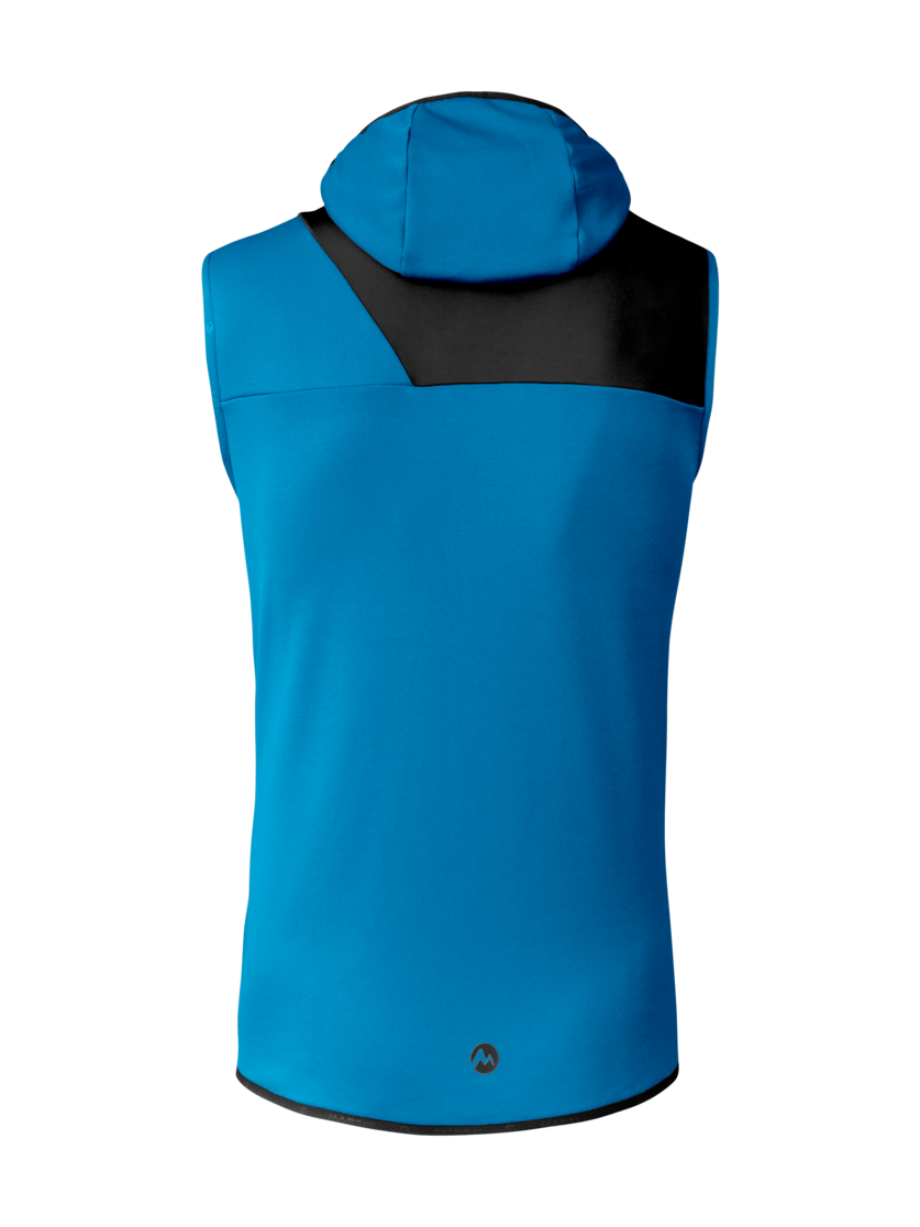 Martini Sportswear - Firstline Hybrid Vest Primaloft® M - Westen in imperial-black - Rückansicht - Herren