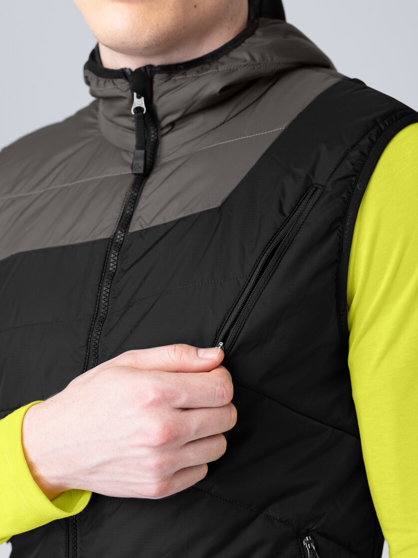 Martini Sportswear - Firstline Hybrid Vest Primaloft® M - Westen in seaport-lava - Detail 2 - Herren