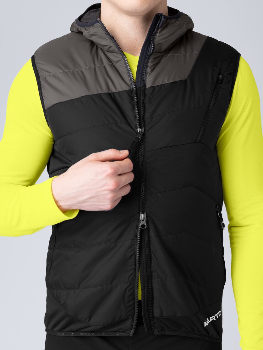 Martini Sportswear - Firstline Hybrid Vest Primaloft® M - Westen in seaport-lava - Detail 3 - Herren