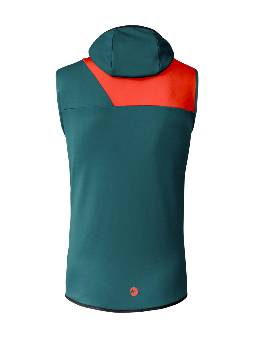 Martini Sportswear - Firstline Hybrid Vest Primaloft® M - Gilet in seaport-lava - vista posteriore - Uomo
