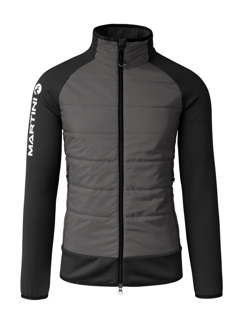 Martini Sportswear - Fullforce Hybrid Jacket Primaloft® M - Hybridjacken in black-steel - Vorderansicht - Herren