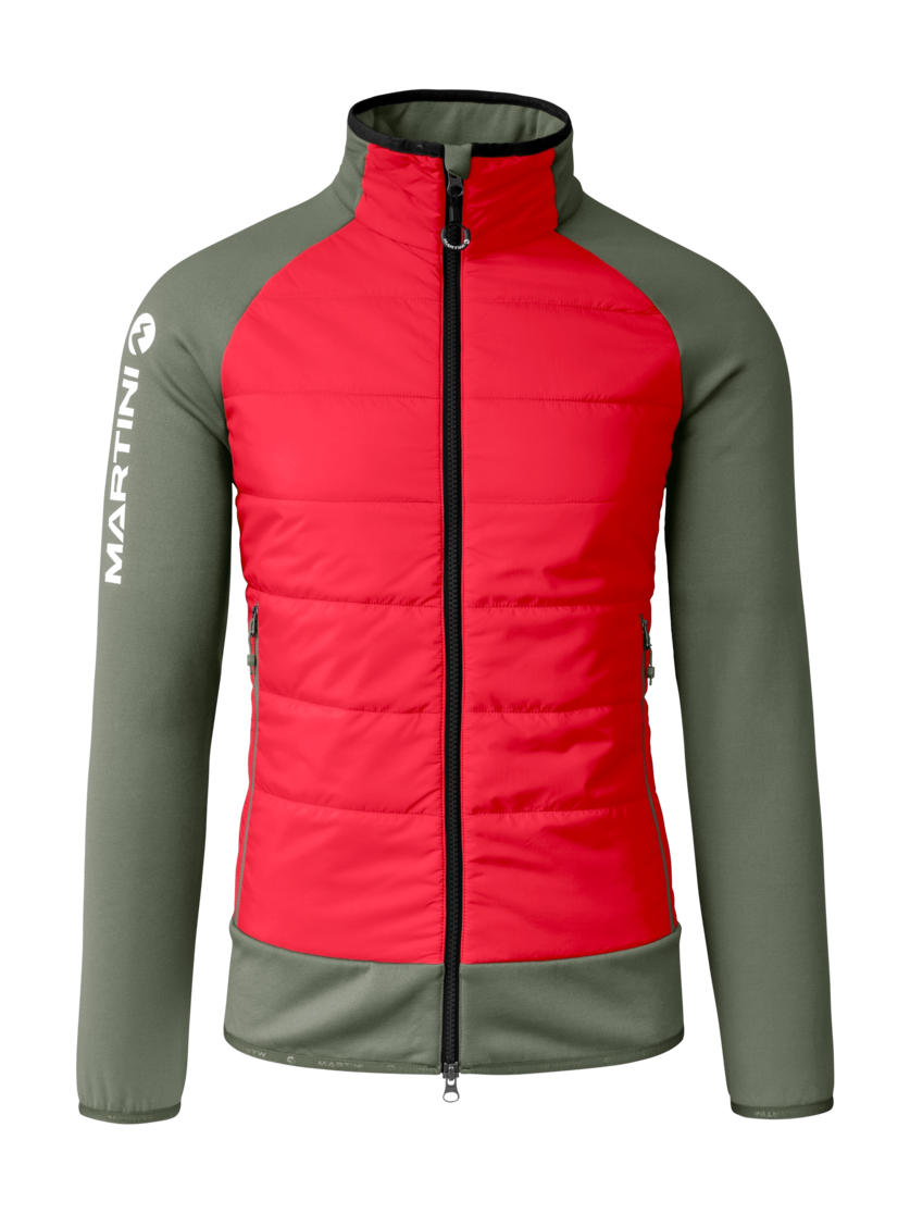 Martini Sportswear - Fullforce Hybrid Jacket Primaloft® M - Giacche ibride in mosstone-mars - vista frontale - Uomo