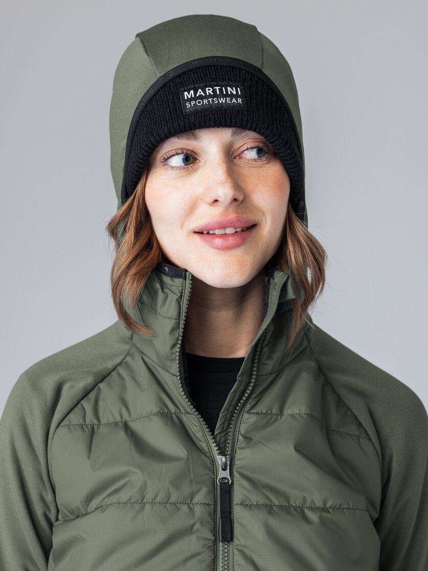 Martini Sportswear - Firstline Hybrid Jacket Primaloft® W - Hybrid jackets in mosstone-black - Detail 2 - Women