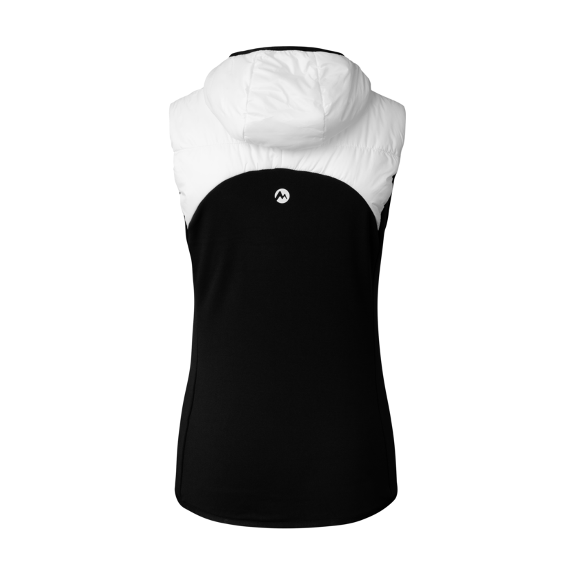 Martini Sportswear - Horizon Hybrid Vest Primaloft® W - Westen in white-black - Rückansicht - Damen