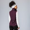Martini Sportswear - Argon Hybrid Vest G-LOFT® W - Outdoor vests in mosstone-black - front view model - Women