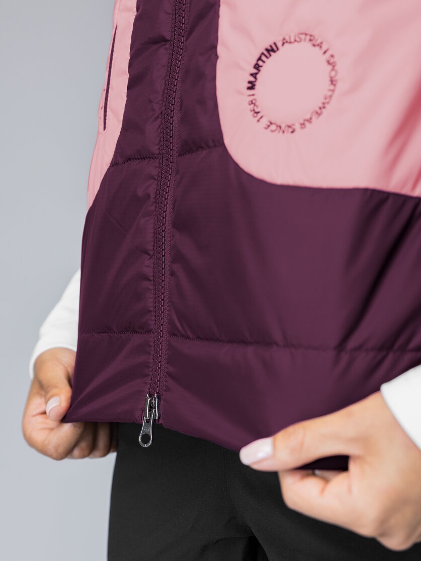 Martini Sportswear - Argon Hybrid Vest G-LOFT® W - Gilet in mosstone-black - Dettaglio 7 - Donna