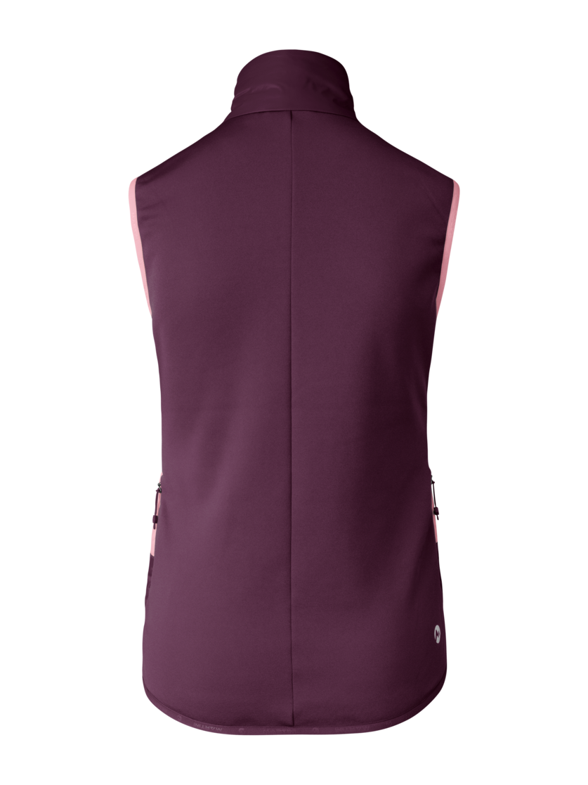 Martini Sportswear - Argon Hybrid Vest G-LOFT® W - Gilet in fairy tale-primrose - vista posteriore - Donna