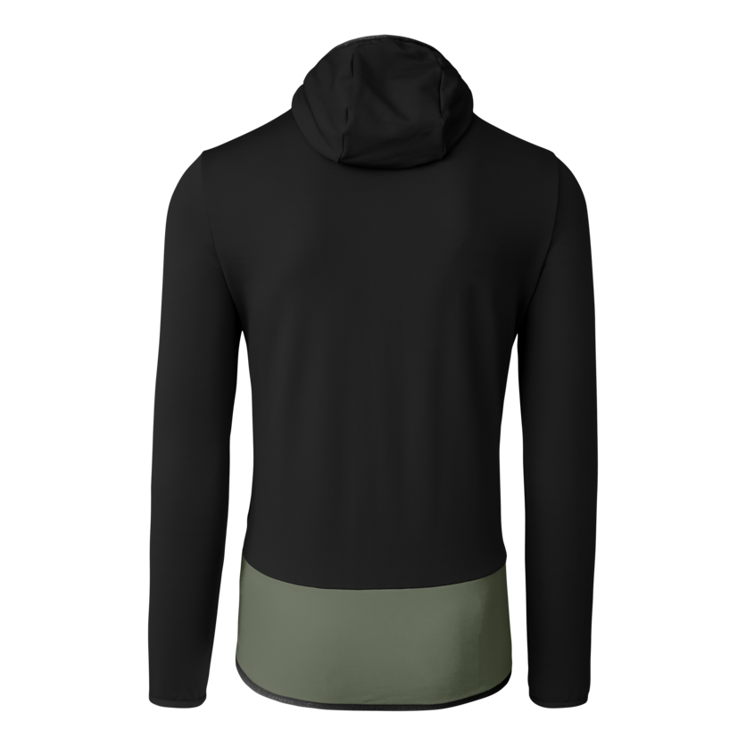 Martini Sportswear - Firstline Midlayer Jacket M - Strati intermedi in black-mosstone - vista posteriore - Uomo