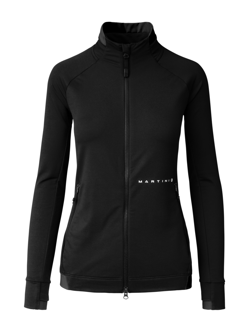 Martini Sportswear - Firstline Midlayer Jacket W - Midlayers in black - Vorderansicht - Damen