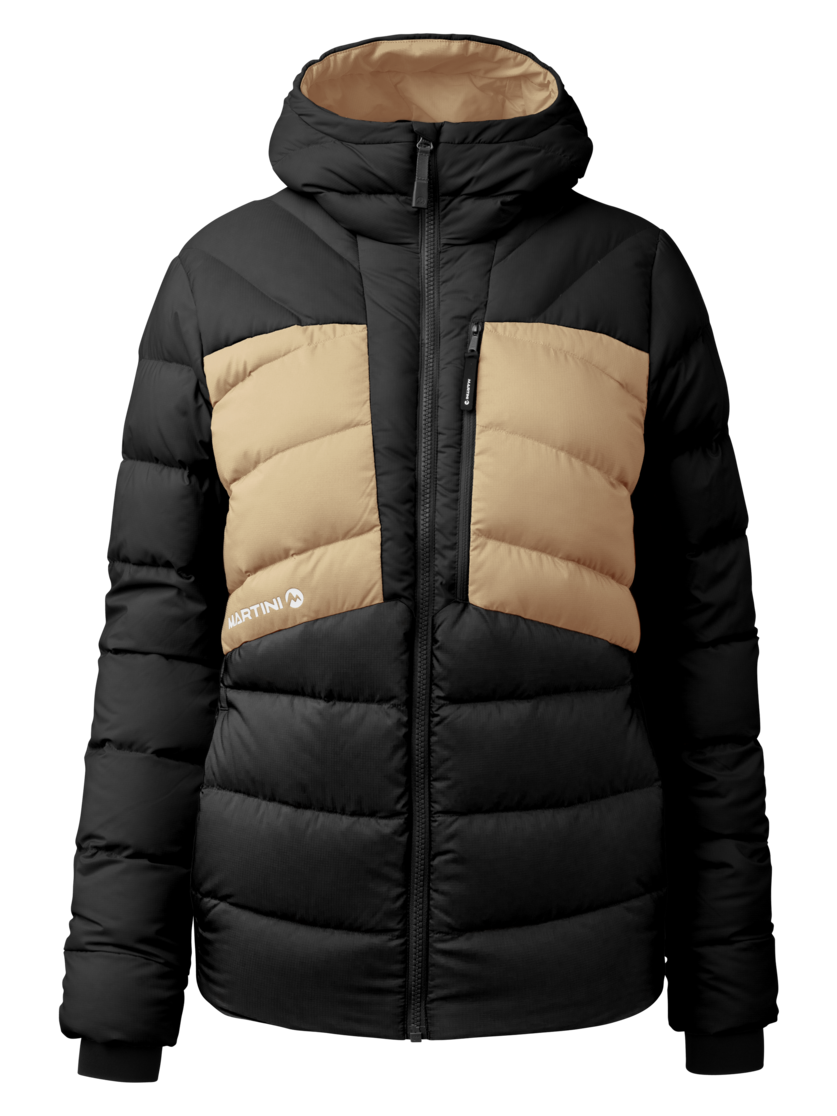 Martini Sportswear - Argon Down Jacket W - Daunenjacken in black-desert - Vorderansicht - Damen