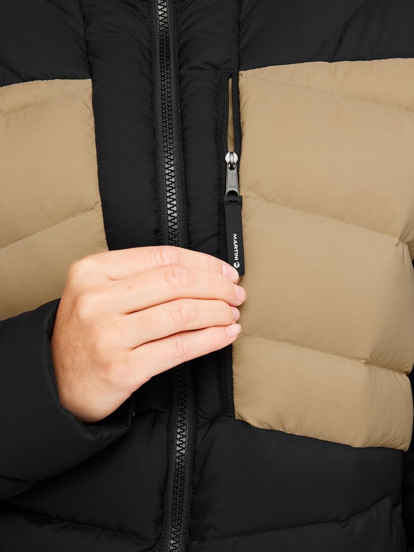 Martini Sportswear - Argon Down Jacket W - Daunenjacken in black-desert - Detail 4 - Damen