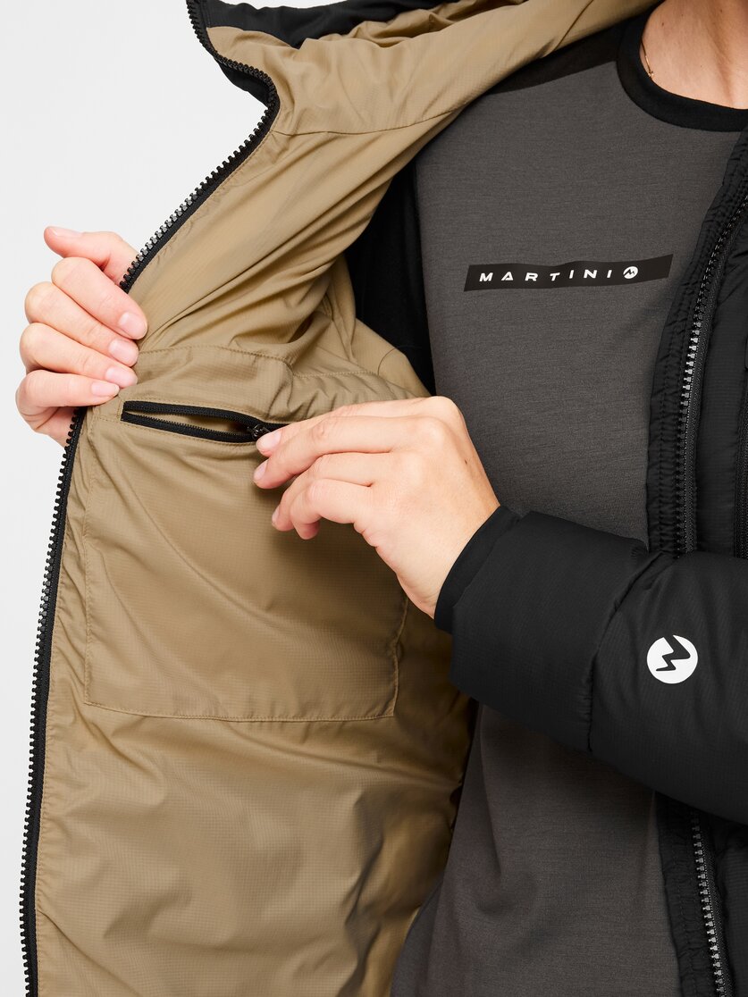 Martini Sportswear - Argon Down Jacket W - Daunenjacken in black-desert - Detail 8 - Damen