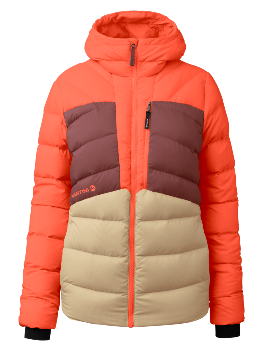 Martini Sportswear - Argon Down Jacket W - Daunenjacken in tangerine-winter apple - Vorderansicht - Damen