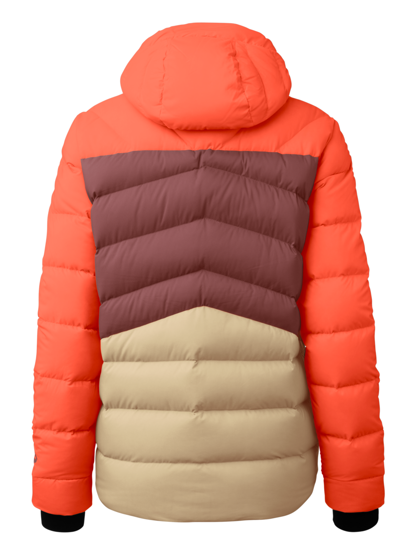 Martini Sportswear - Argon Down Jacket W - Daunenjacken in tangerine-winter apple - Rückansicht - Damen