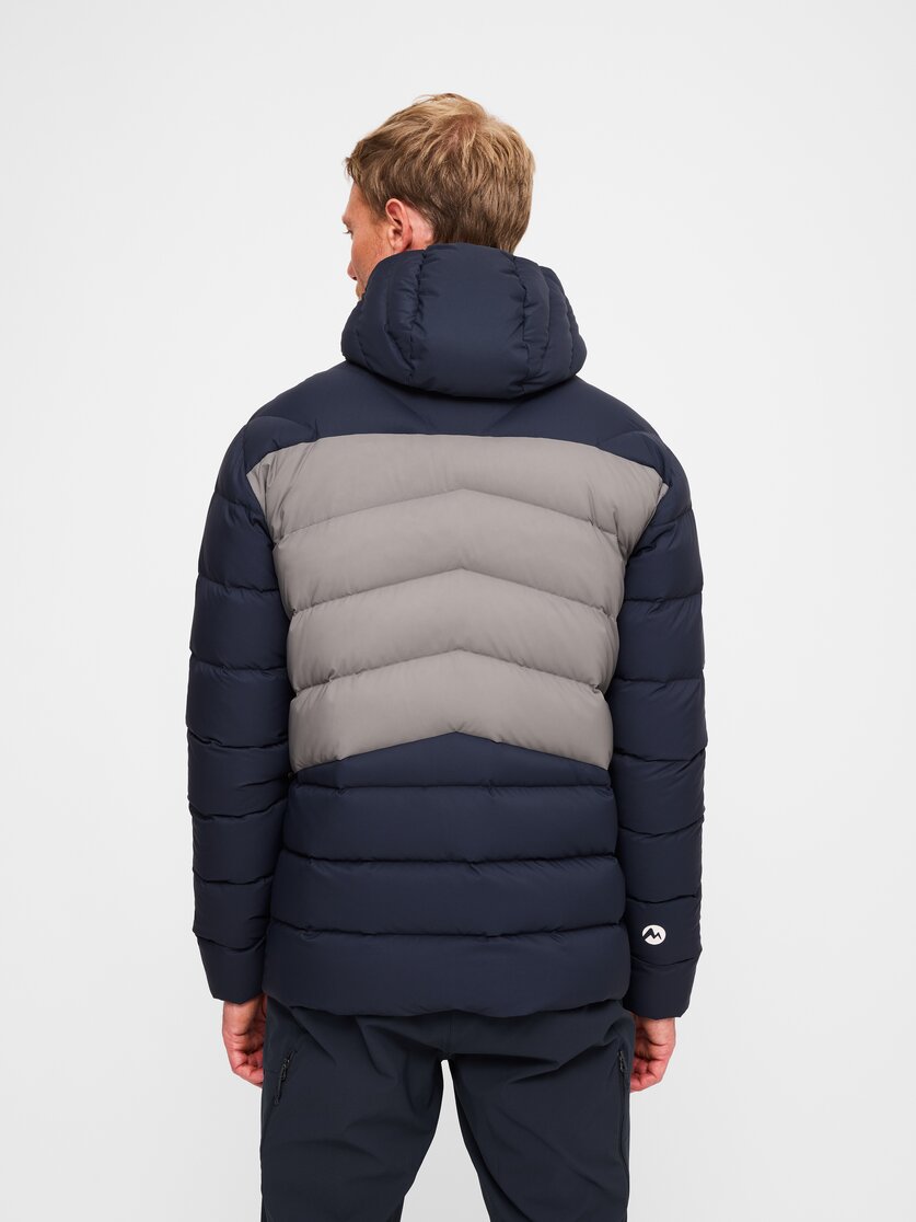 Martini Sportswear - Argon Down Jacket M - Piumini in true navy-ash - vista laterale modello - Uomo