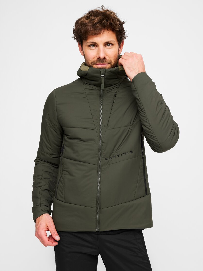 Martini Sportswear - Firstline Padded Jacket G-Loft®M - Giacche Primaloft e Gloft in true navy-olive - vista frontale modello - Uomo