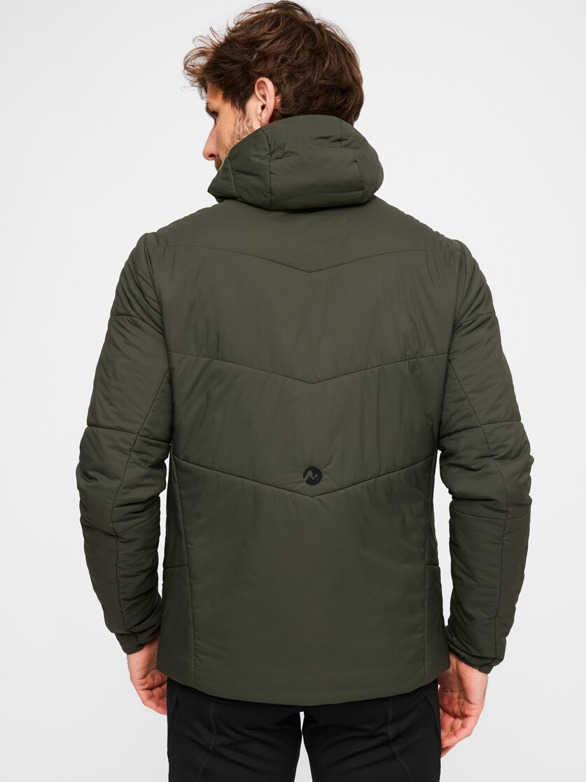 Martini Sportswear - Firstline Padded Jacket G-Loft®M - Giacche Primaloft e Gloft in true navy-olive - vista laterale modello - Uomo