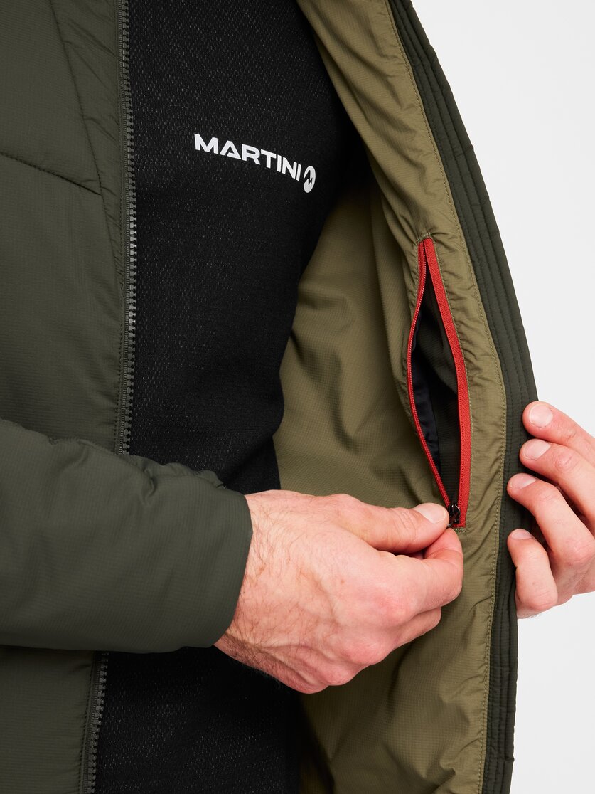 Martini Sportswear - Firstline Padded Jacket G-Loft®M - Giacche Primaloft e Gloft in true navy-olive - Dettaglio 5 - Uomo