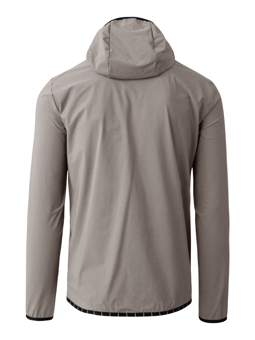 Martini Sportswear - Trektech Hybrid Jacket G-Loft® M - Hybrid jackets in stone-black - rear view - Men