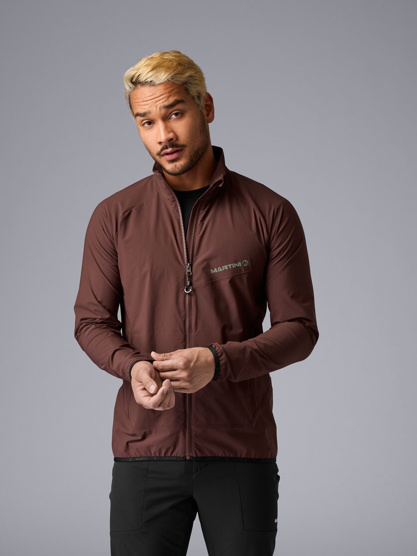 Martini Sportswear - Alpmate Midlayer Jacket M - Midlayers in black-white - Vorderansicht Model - Herren
