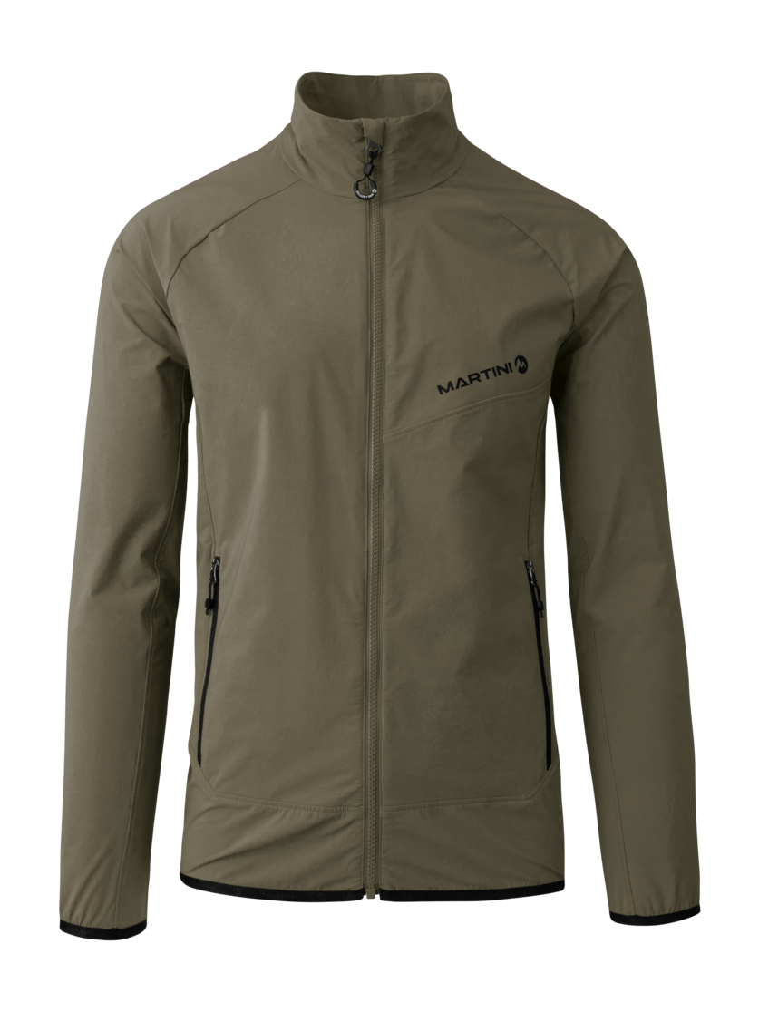 Martini Sportswear - Alpmate Midlayer Jacket M - Midlayers in moss-black - Vorderansicht - Herren