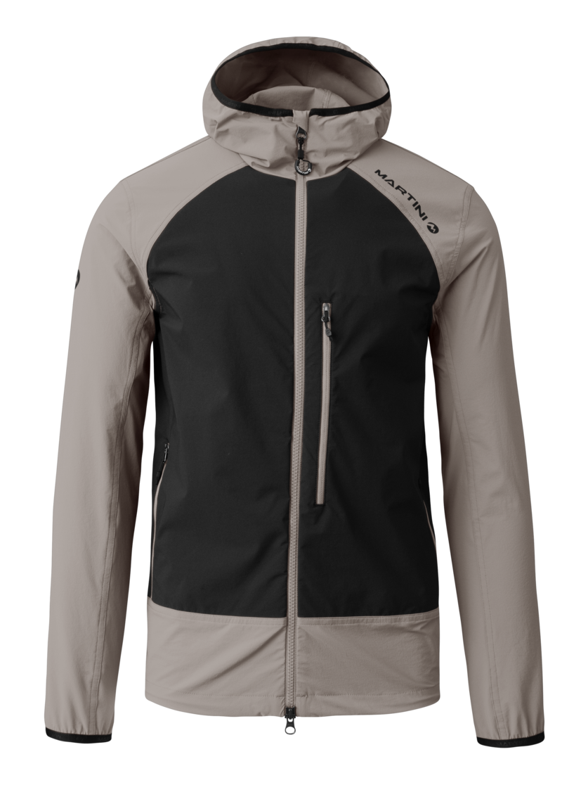Martini Sportswear - Trektech Midlayer Jacket M - Strati intermedi in stone-black - vista frontale - Uomo