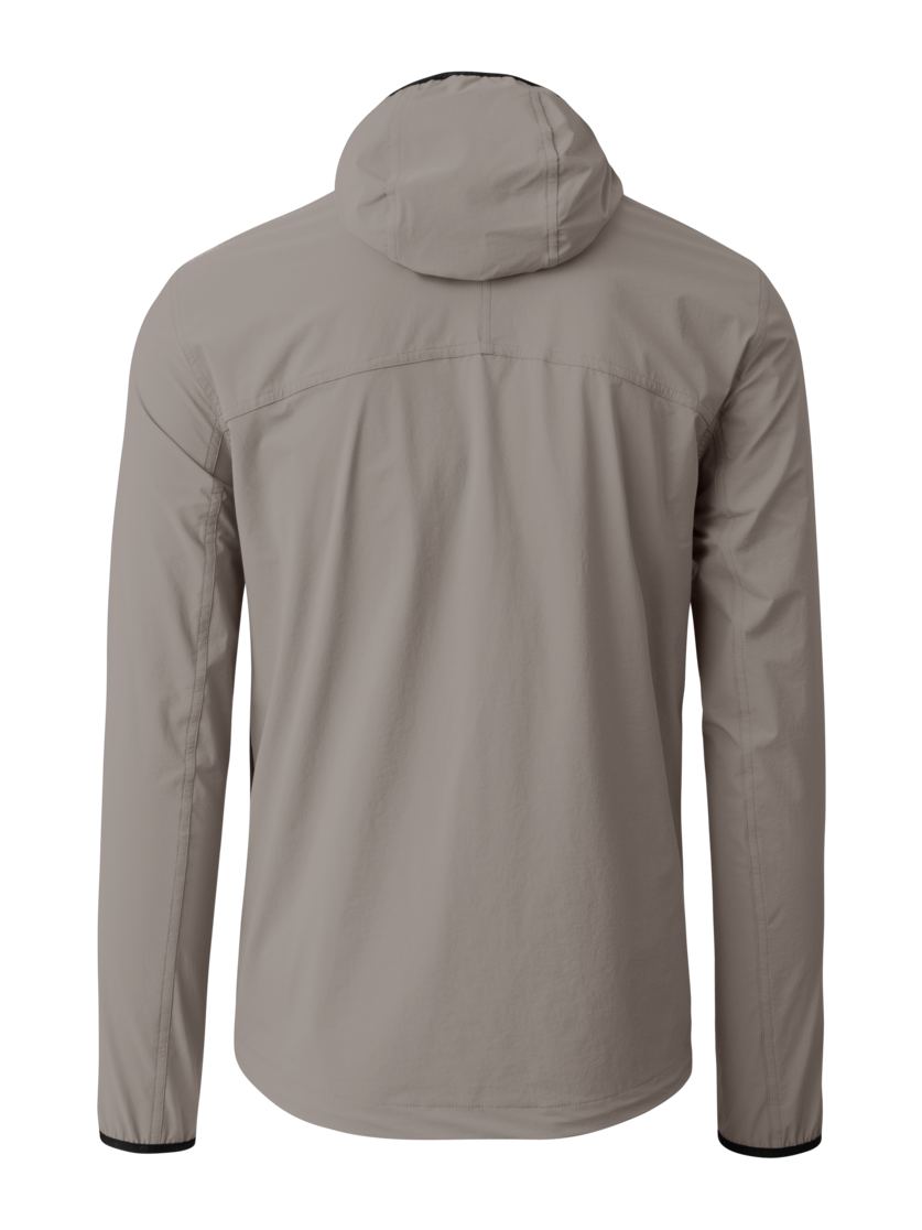 Martini Sportswear - Trektech Midlayer Jacket M - Strati intermedi in stone-black - vista posteriore - Uomo