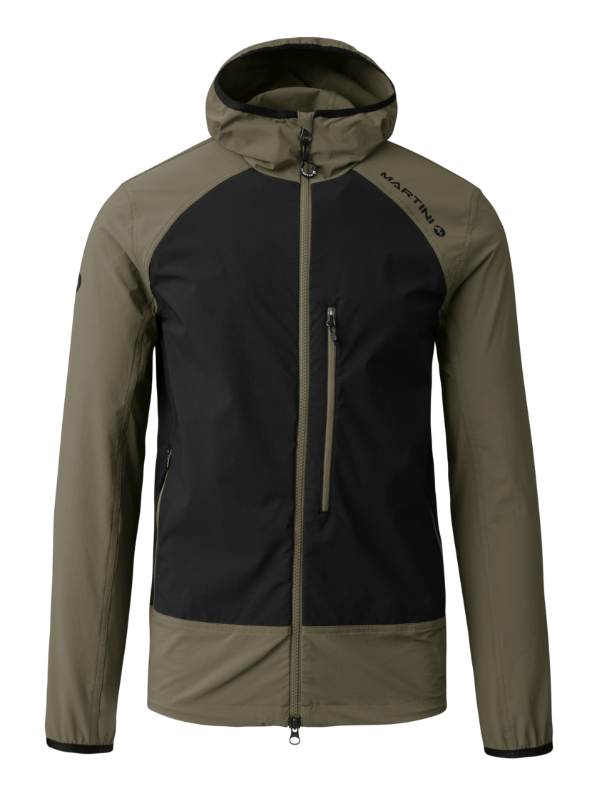 Martini Sportswear - Trektech Midlayer Jacket M - Midlayers in moss-black - Vorderansicht - Herren